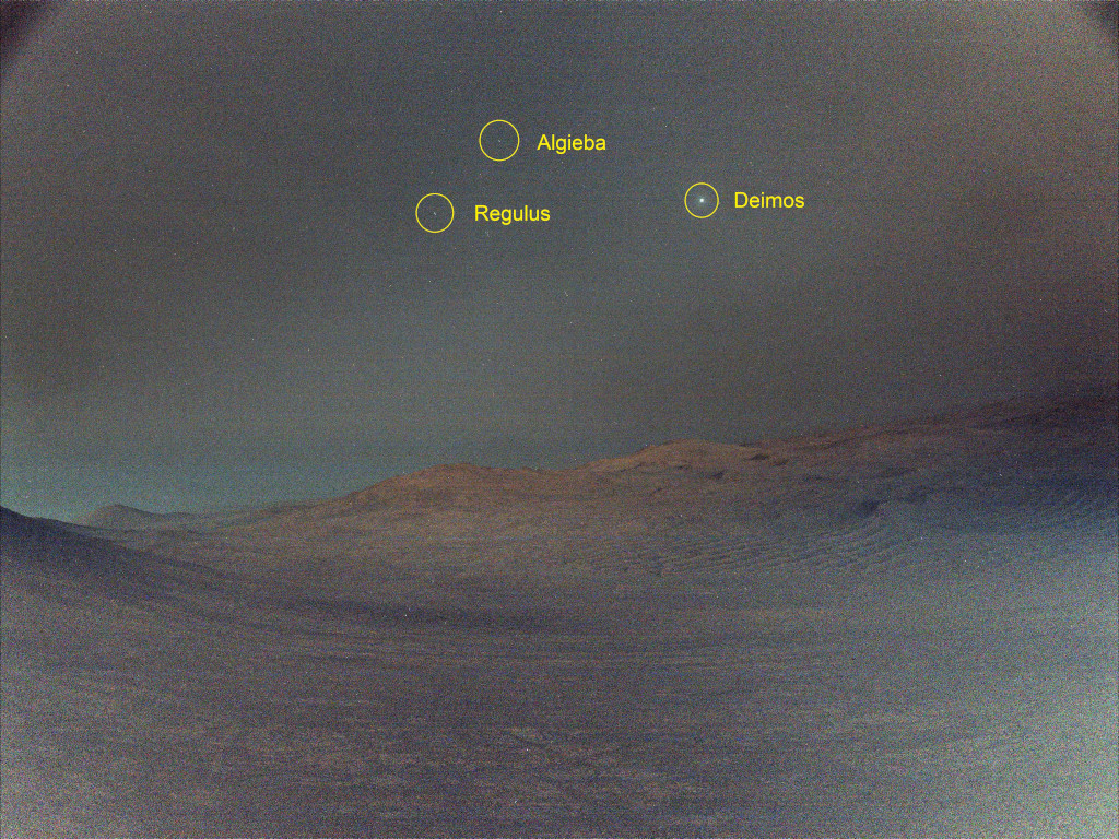 Deimos Before Sunrise